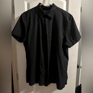 Perry Ellis Black Dress Shirt